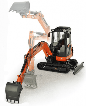 Мини-экскаватор Kubota KX101-3a4 - купить