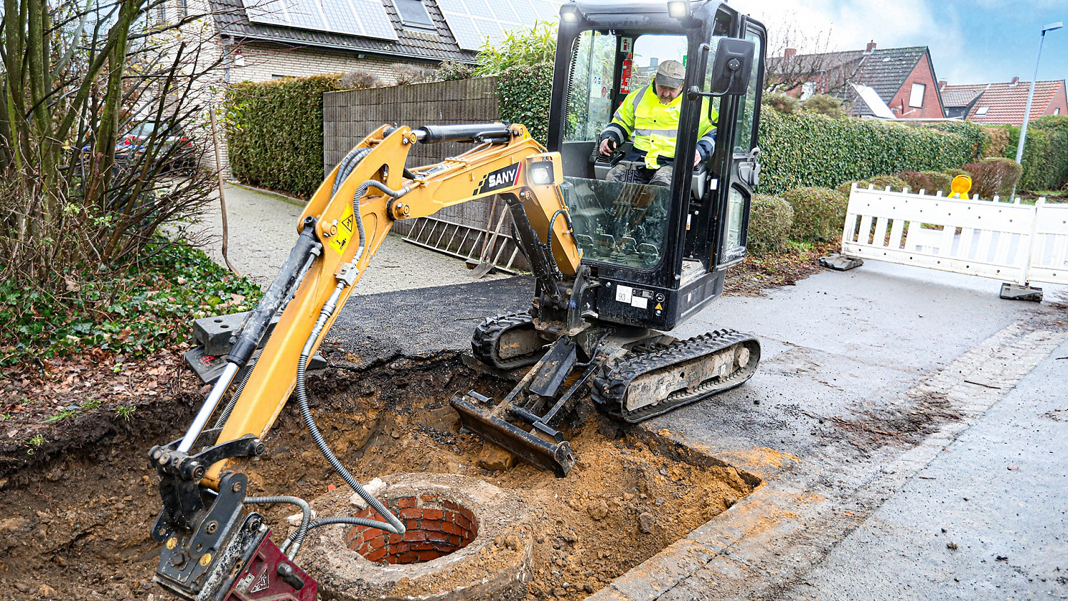 Мини-экскаватор SANY SY16C - купить