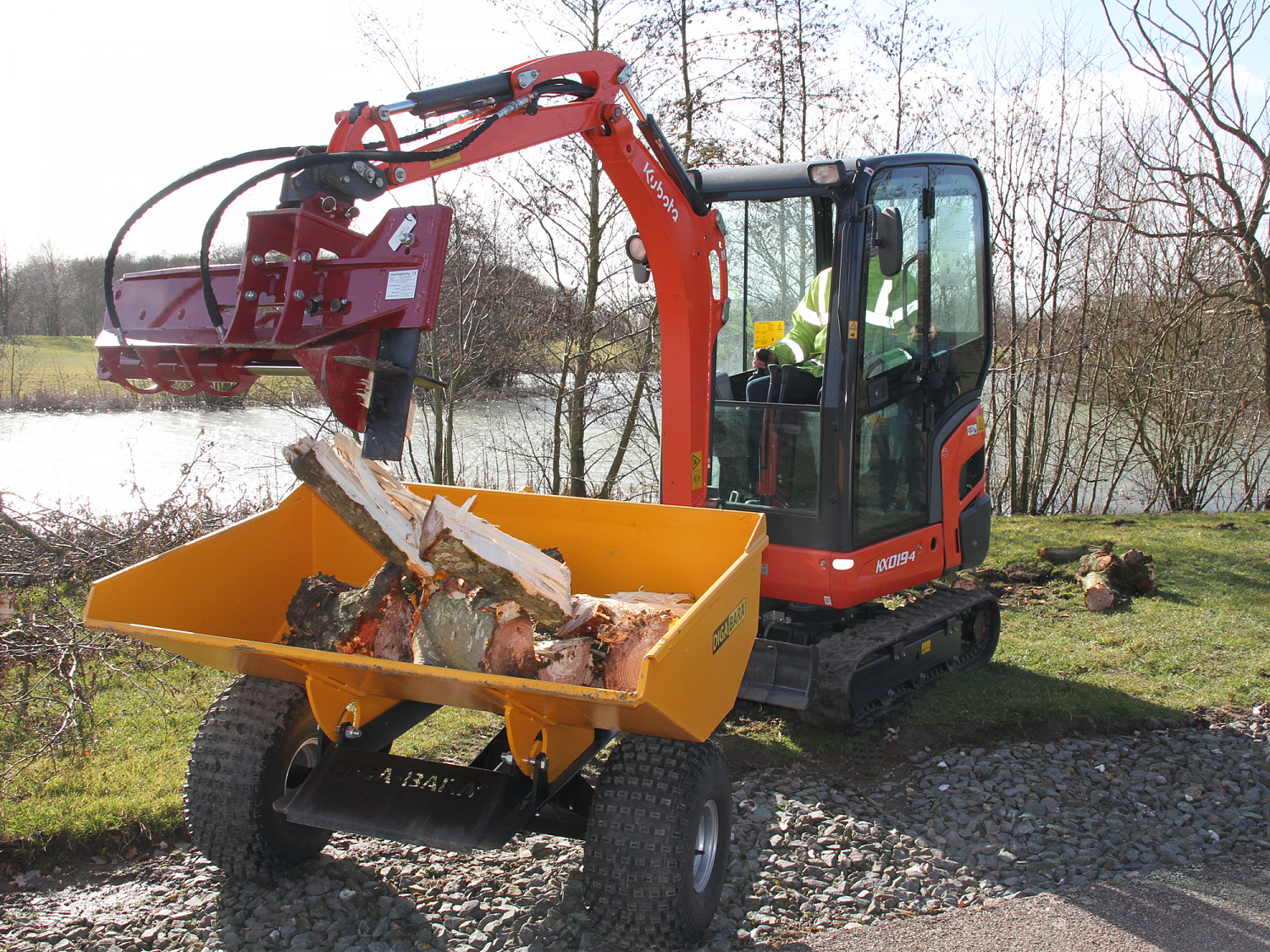 Мини-экскаватор Kubota KX019-4 - купить