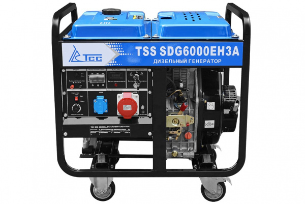 Дизельный генератор ТСС SDG 6000EH3A
