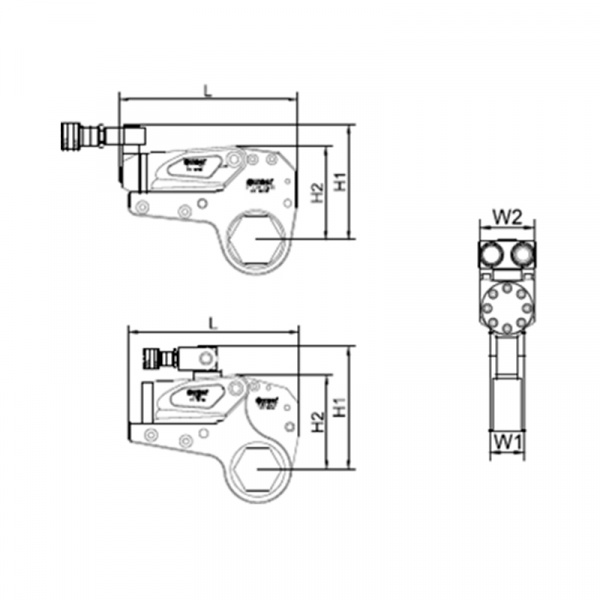 Гидравлический кассетный гайковерт 30LOW WREN